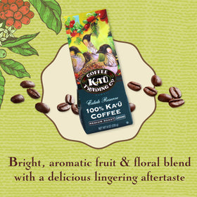 KA`U COFFEE MILL HAWAI`I estate-view-bag highlights genuine Hawaiian estate origin