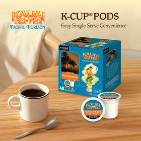 Kauai Coffee Island Sunrise aroma, inviting scent to start your day.