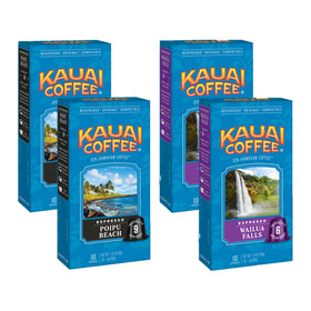Kauai Coffee Poipu Beach Dark Roast pod for rich espresso at home