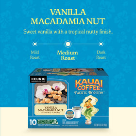 Six-pack K-Cups by Kauai Coffee for convenient gatherings and daily coffee moments.