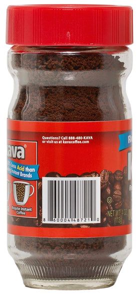 Kava packaging details show reduced-acid information clearly.