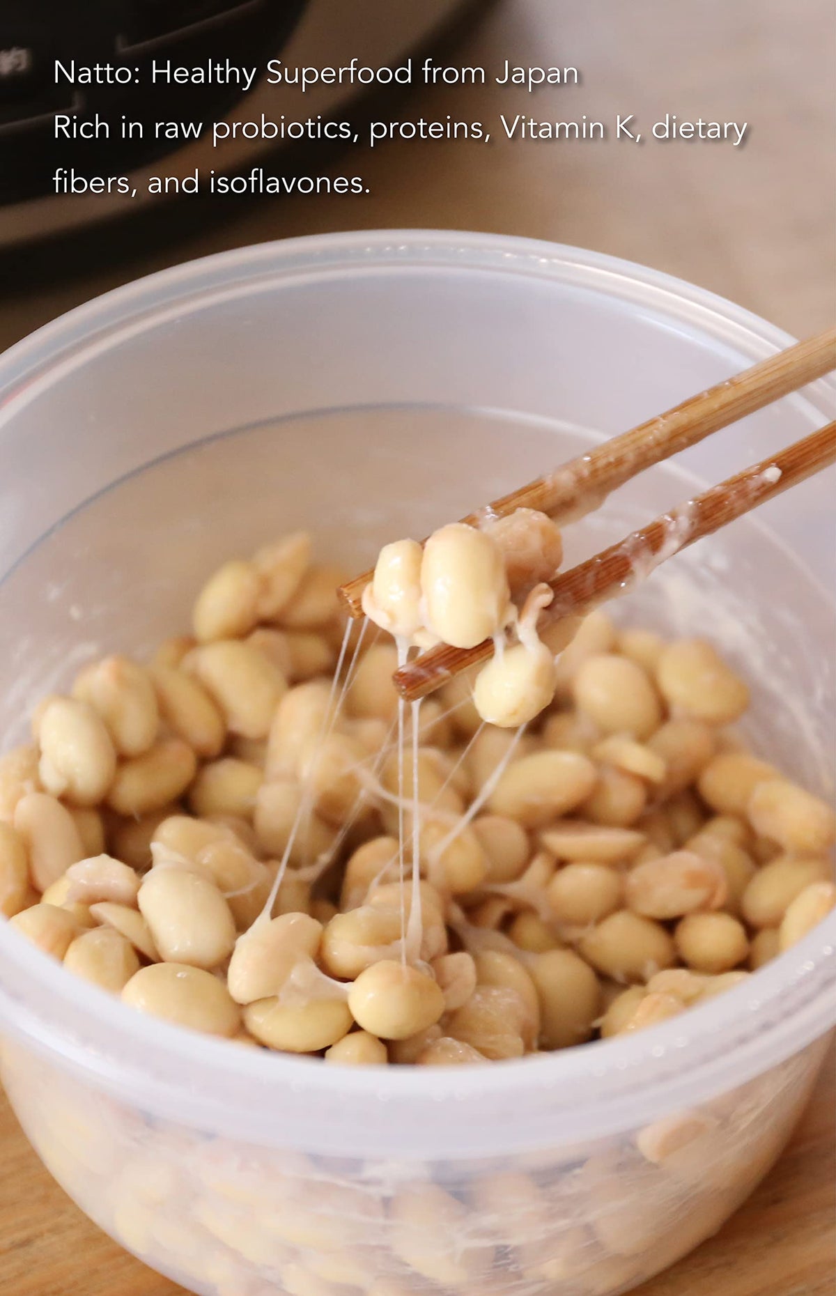 Kawashimaya natto starter label shows ingredients and culture focus