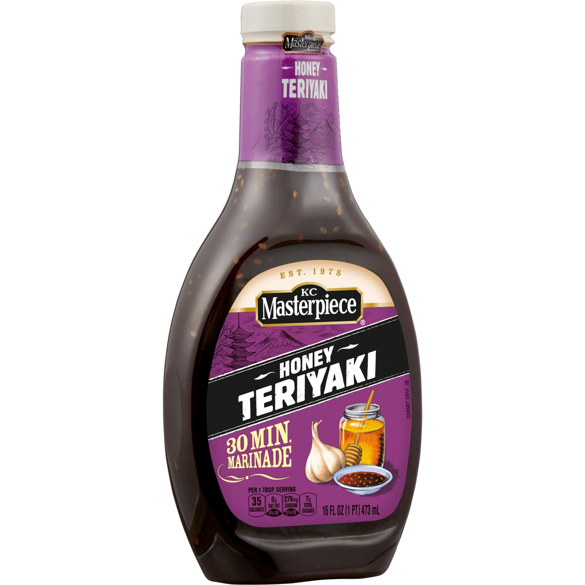 KC Masterpiece Honey Teriyaki Marinade grilled chicken close-up