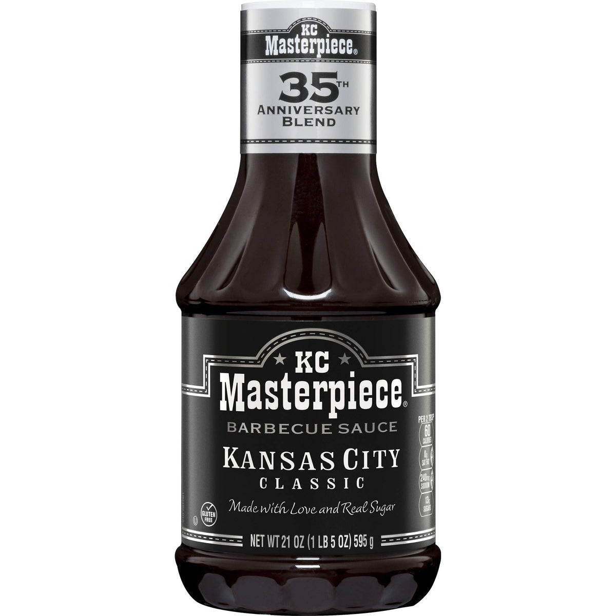 KC Masterpiece Kansas City Classic BBQ Sauce bottle ready for grilling glaze on ribs