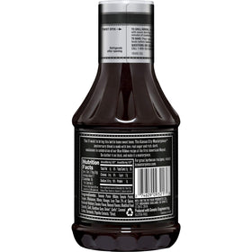 KC Masterpiece Kansas City Classic BBQ Sauce bottle with glossy finish for smoked meat