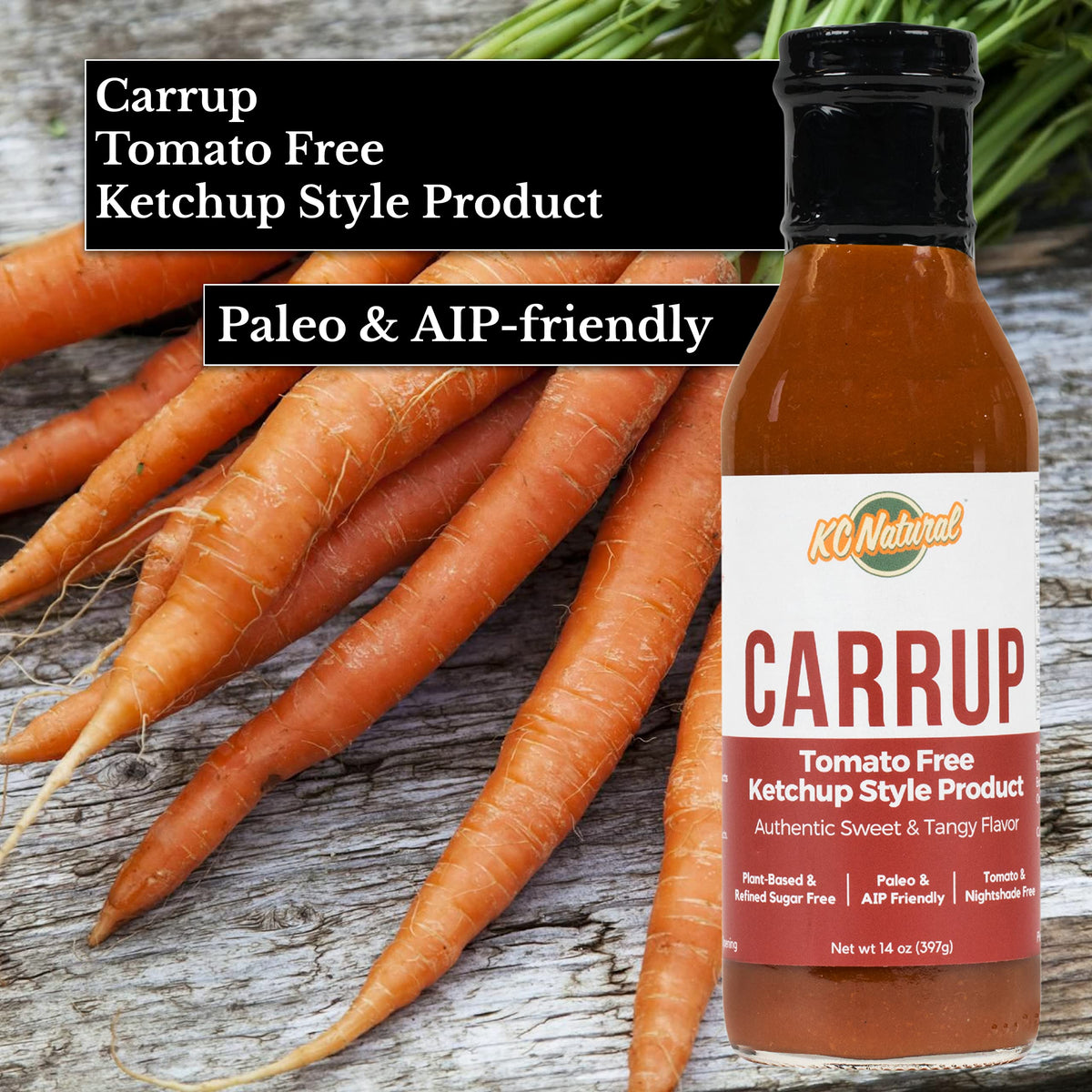 KC Natural Carrup packaging display emphasizes Paleo-friendly choice