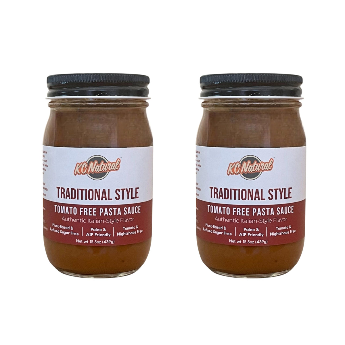 KC Natural Tomato Free Pasta Sauce bottle pour, ideal for quick weeknight meals
