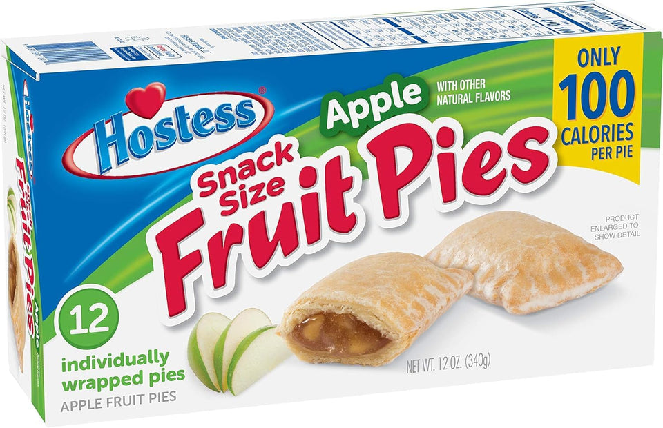 KD Chocolates Hostes Snack Size Apple Pies on-the-go bite for quick snacking.