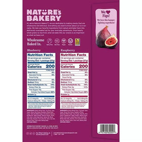 KD Chocolates Natures Bakery fig bars raspberry close-up, colorful fruit flavor for lunchboxes