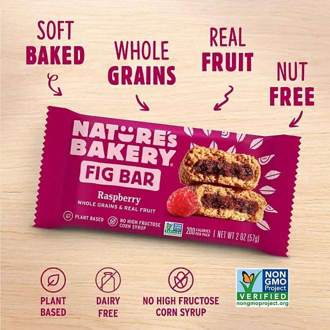 KD Chocolates Natures Bakery fig bars twin-packs, family-friendly snack option
