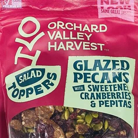 KD Chocolates salad toppers on greens offer nutty sweetness and texture