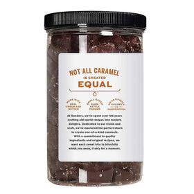KD Chocolates Senders sea salt detail highlights balanced sweetness and saltiness.