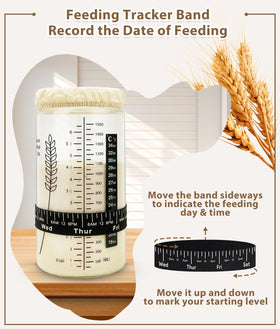 Keafont breathable cloth cover supports countertop fermentation.