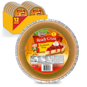 Keebler Ready Crust 9-Inch graham-cracker crust close-up showing crumb texture for pies