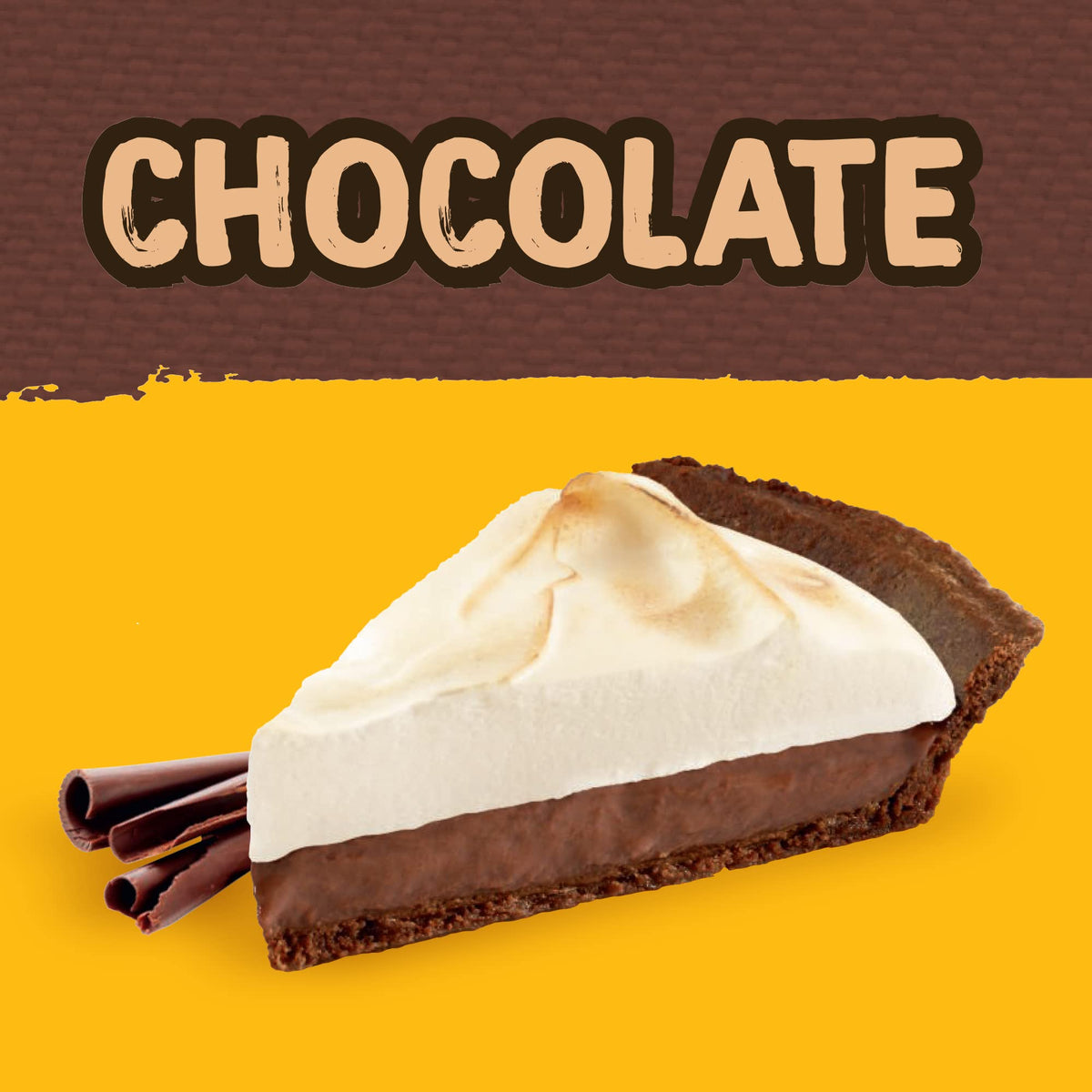 Keebler chocolate crust baked to a golden, flaky edge ready for slicing.