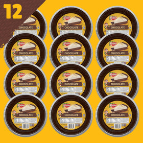 Closeup of Keebler crust texture showing tiny chocolate graham pieces and a crisp bite.