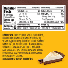 Crust packaging keeps freshness intact until you’re ready to bake or chill.