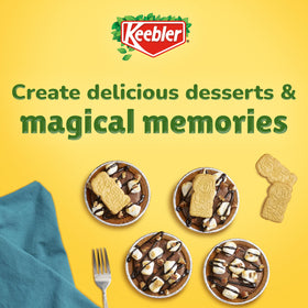 Baked crust from Keebler Ready Crust mini graham crusts turns golden