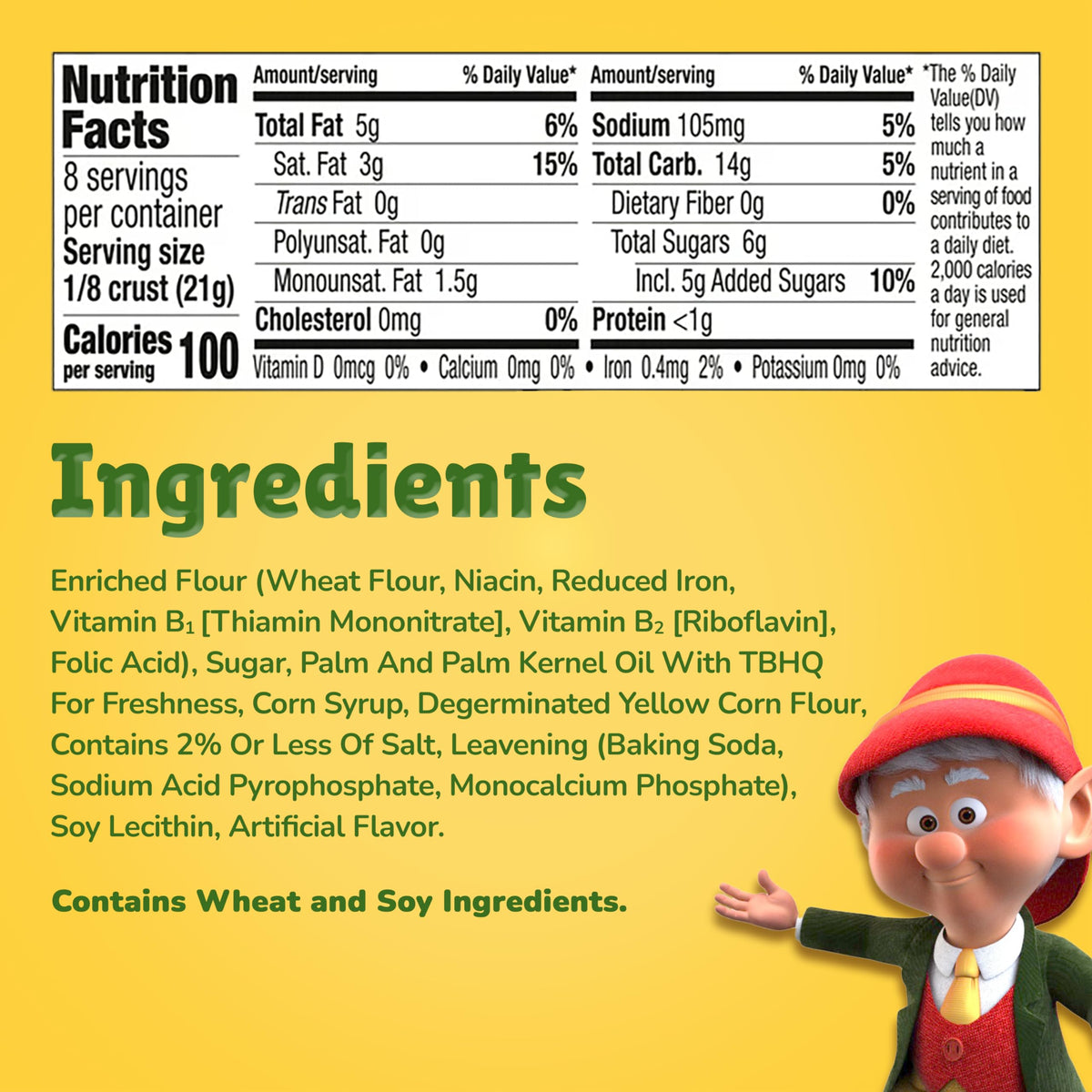 Keebler Ready Crust shortbread crust pack on kitchen counter, convenient baking foundation.