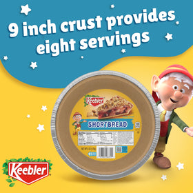 Tidy tin packaging protects Keebler crusts for holidays.