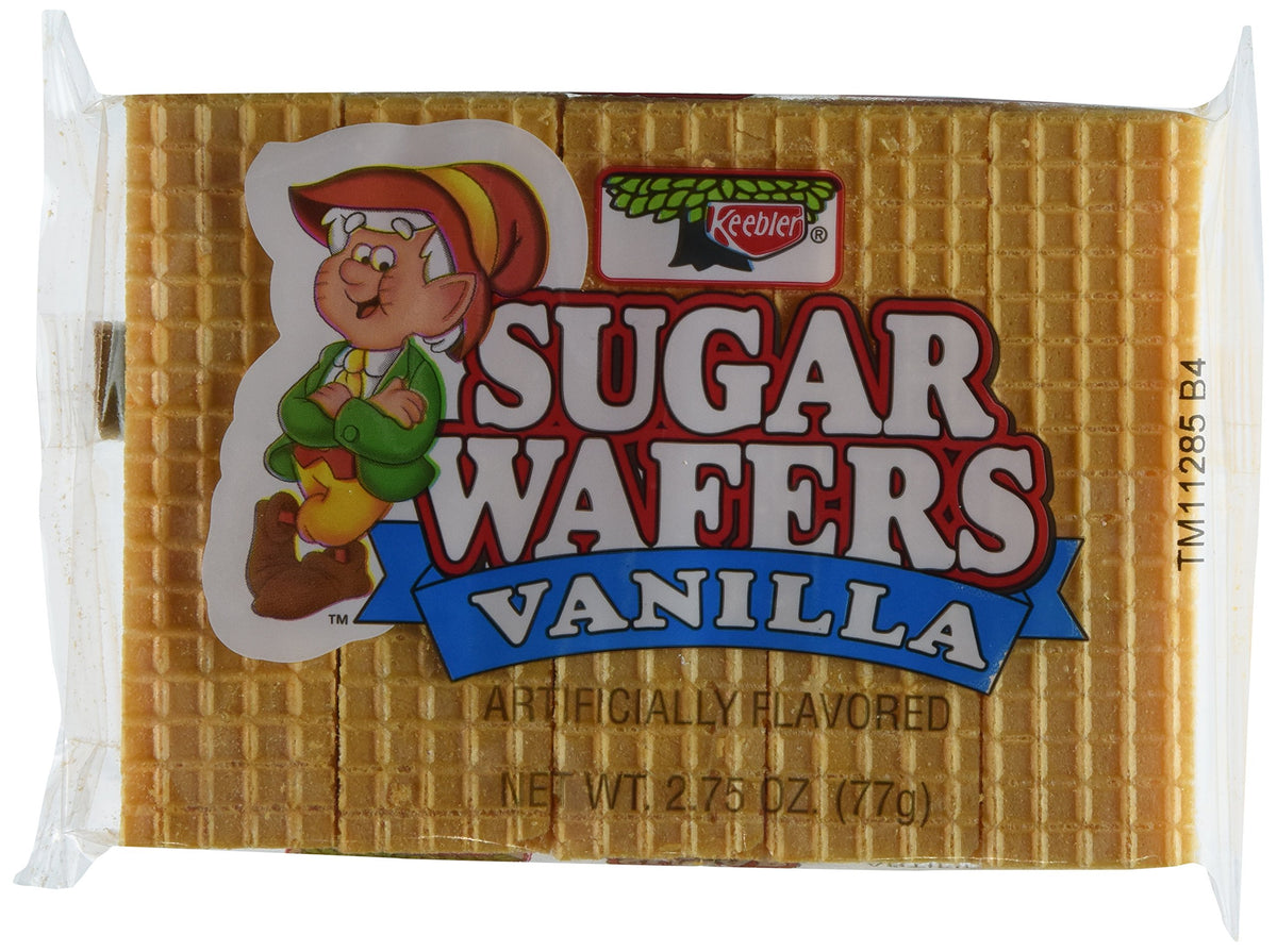 Keebler Sugar Wafer Vanilla 12-pack displayed for easy grab-and-go snacking
