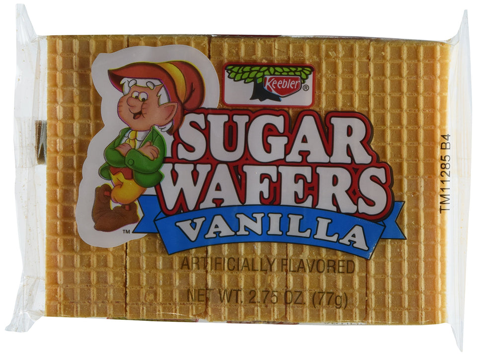 Keebler Sugar Wafer Vanilla 12-pack displayed for easy grab-and-go snacking