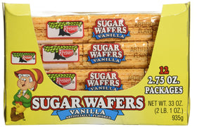 Keebler Sugar Wafer Vanilla served on a plate for quick indulgence