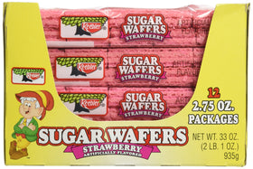 Keebler Strawberry Sugar Wafers served as a quick after-school treat.