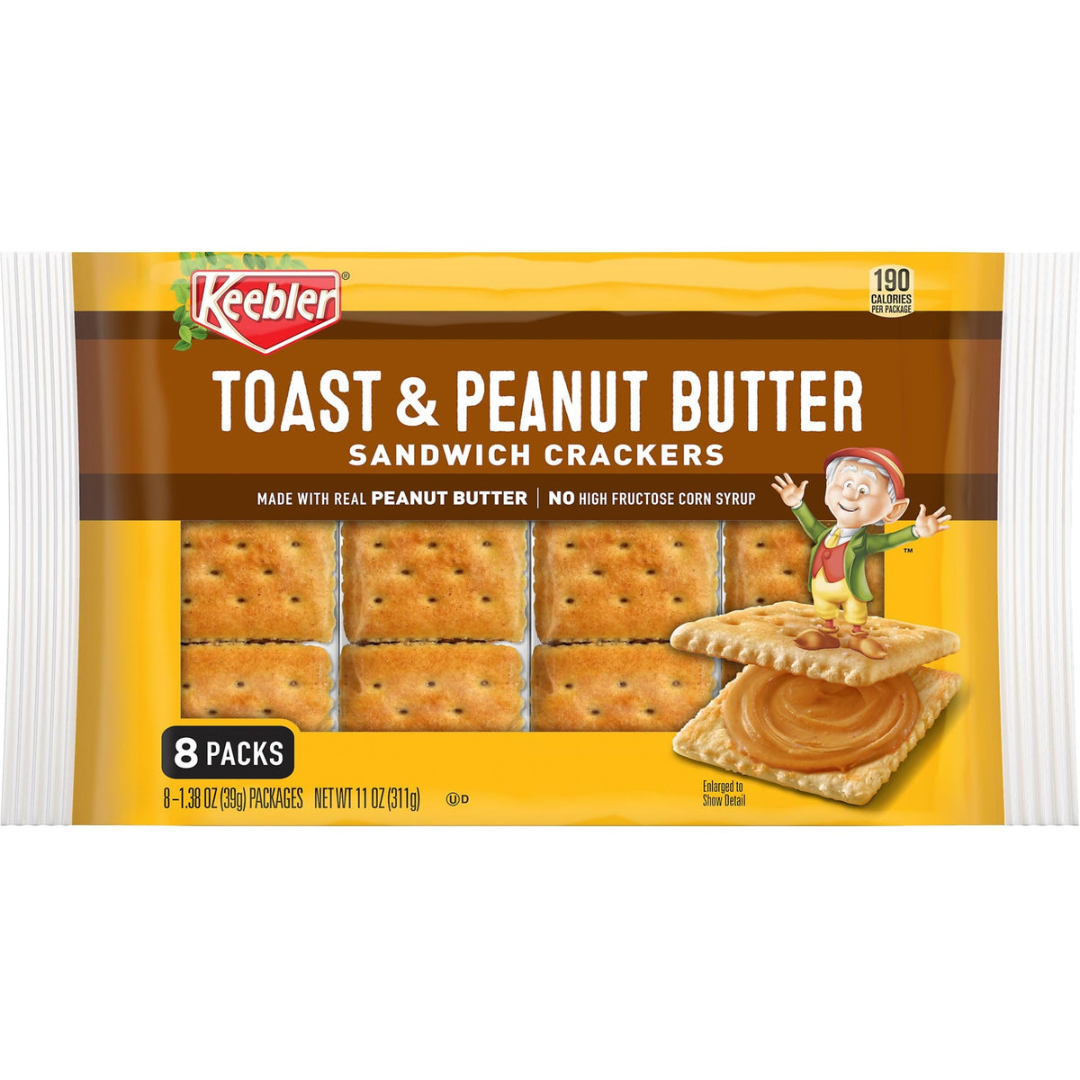 Keebler 12-tray packaging shown, designed to stay fresh for longer.