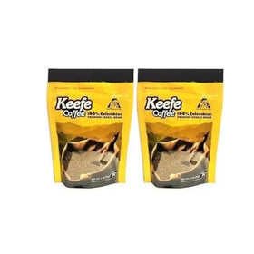 Keefe Coffee 100percent Colombian sealed bag for quick, convenient mornings.