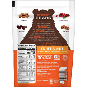 Granola topping for desserts: Bear Naked Fruit and Nut Medley on yogurt.
