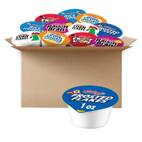 Kellogg's Breakfast Cereal Cups Variety Pack, on-the-go breakfast option.