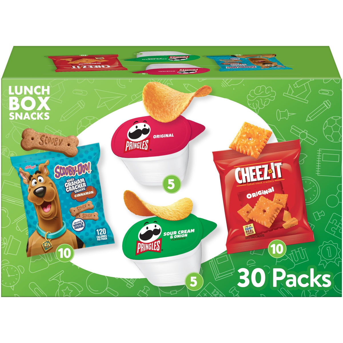Kellogg's Cheez-It Original crackers in a lunchbox, savory snack ready to go