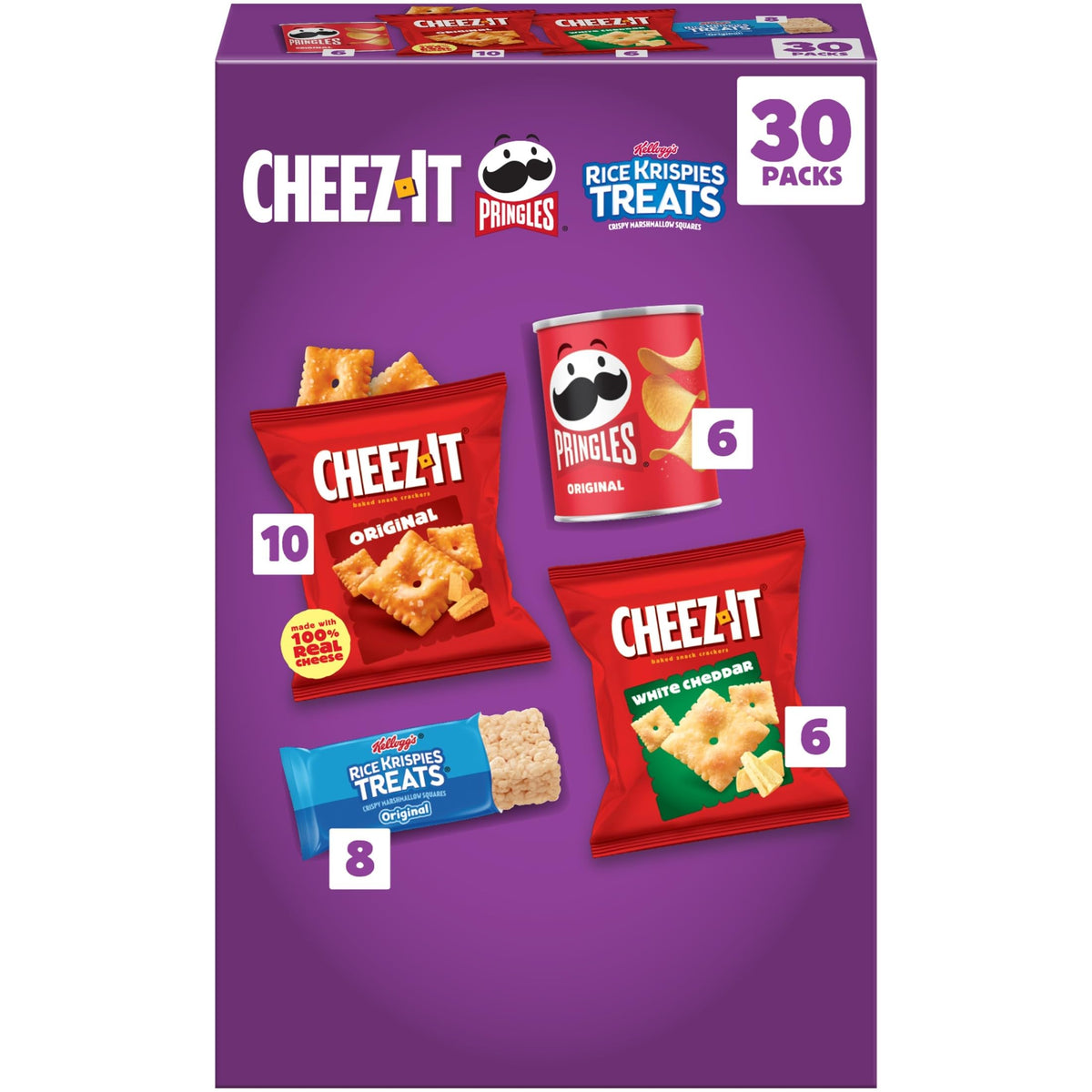 Kellogg's Cheez-It Original crackers on a snack plate for quick, savory crunch.