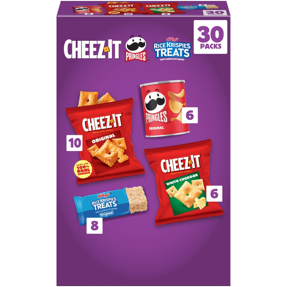 Kellogg's Cheez-It Original crackers on a snack plate for quick, savory crunch.