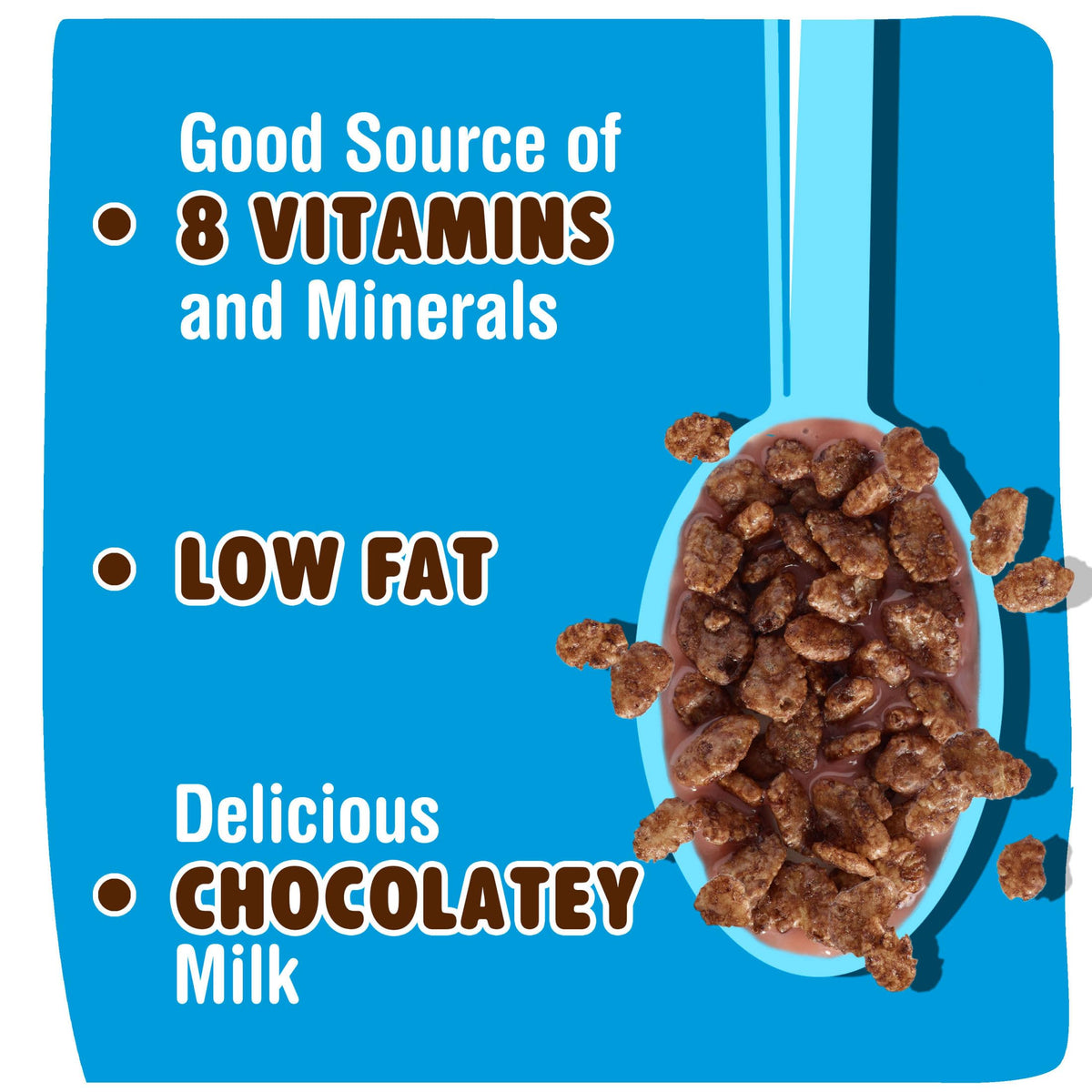 Kellogg's Cocoa Krispies Cups with milk pairing for a satisfying start.