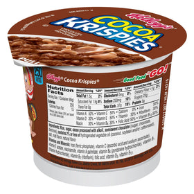 Kellogg's Cocoa Krispies Cups perfect for road trips and travel snacks.