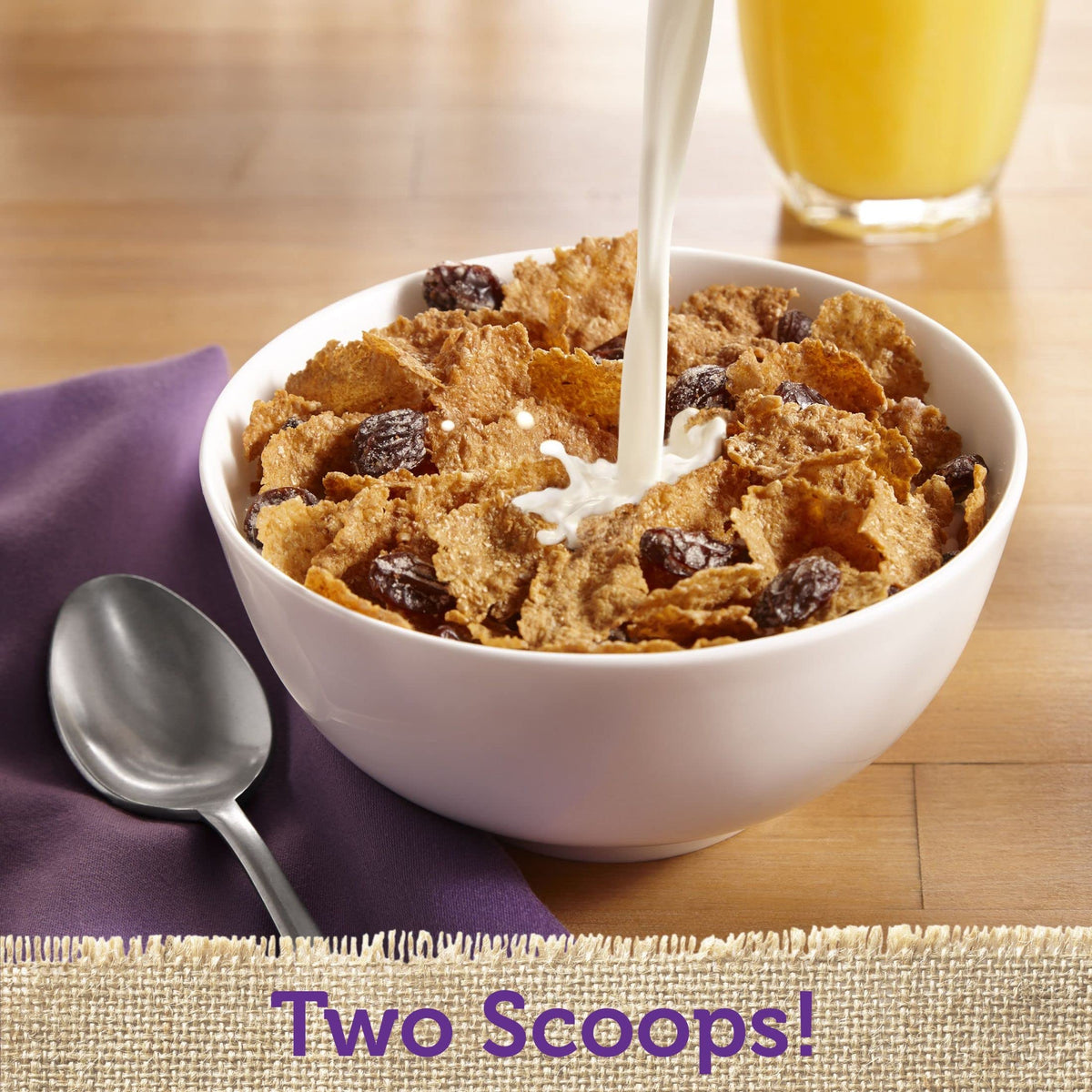 Kellogg's Corn Flakes packaging highlighting a classic breakfast option