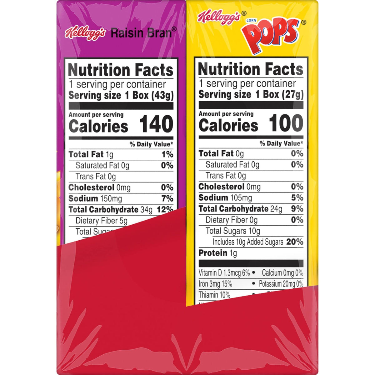 Kellogg's Corn Pops cereal pack ideal for quick snacking