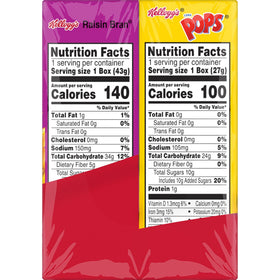 Kellogg's Corn Pops cereal pack ideal for quick snacking
