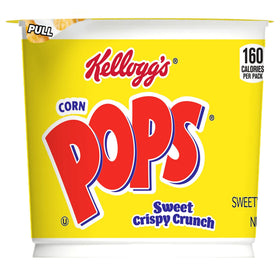 Kellogg's Corn Pops Cups travel-friendly cups for quick snacking anywhere.