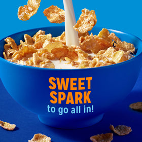 Kellogg's Frosted Flakes cups open packaging shows convenient, mess-free snack options