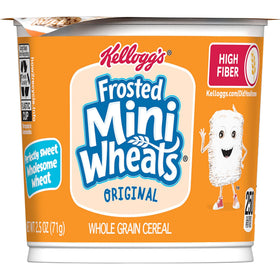 Kellogg's Frosted Mini-Wheats as a kid-friendly snack option.