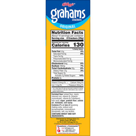 Kellogg's Grahams crackers in lunchbox for on-the-go snacking.