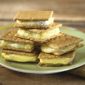Kellogg's Grahams Original setup for s'mores-inspired treats