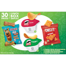 Kellogg's lunch box snacks variety pack showing four flavors