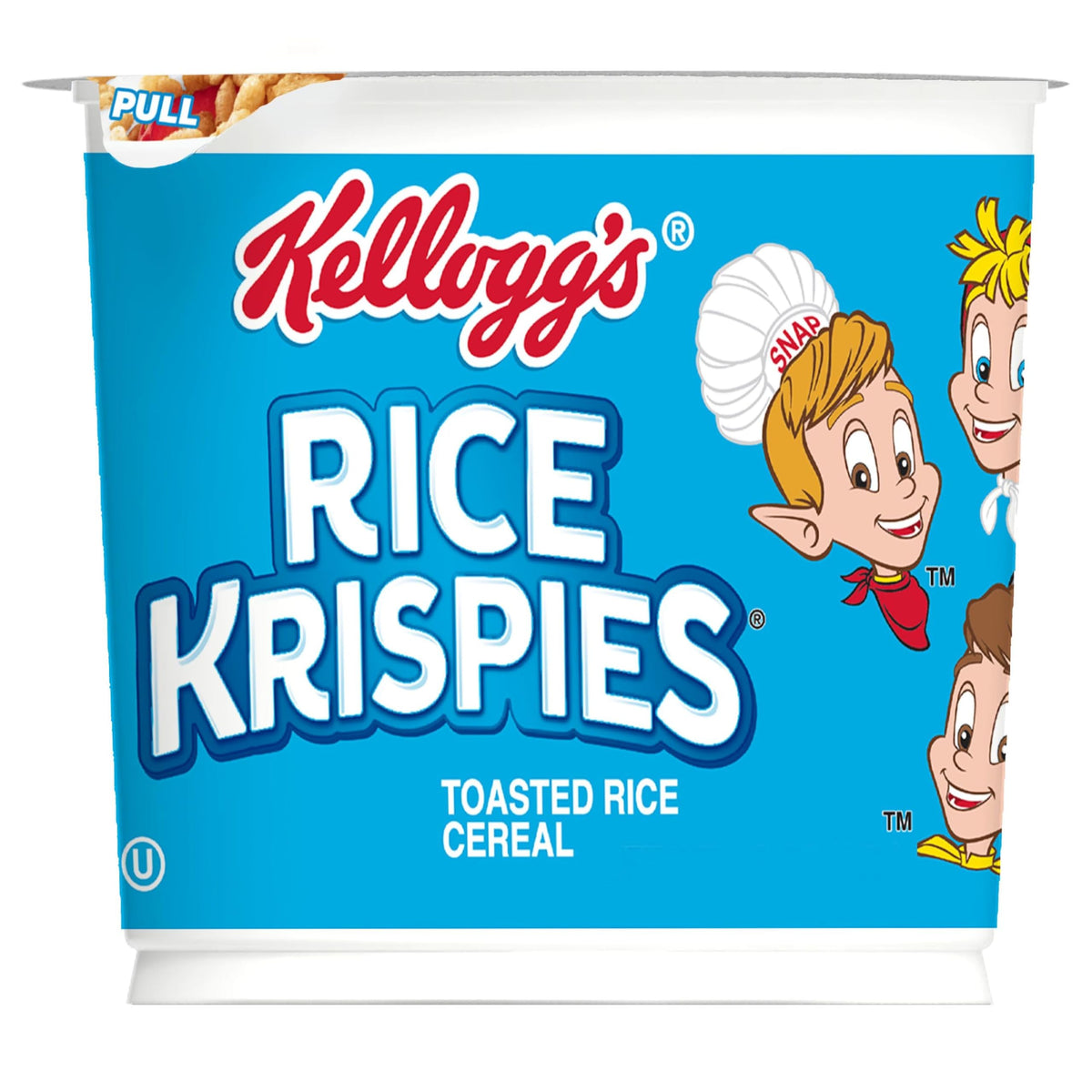 Kellogg's Rice Krispies cups ready-to-eat in a compact cup