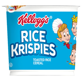 Kellogg's Rice Krispies cups ready-to-eat in a compact cup