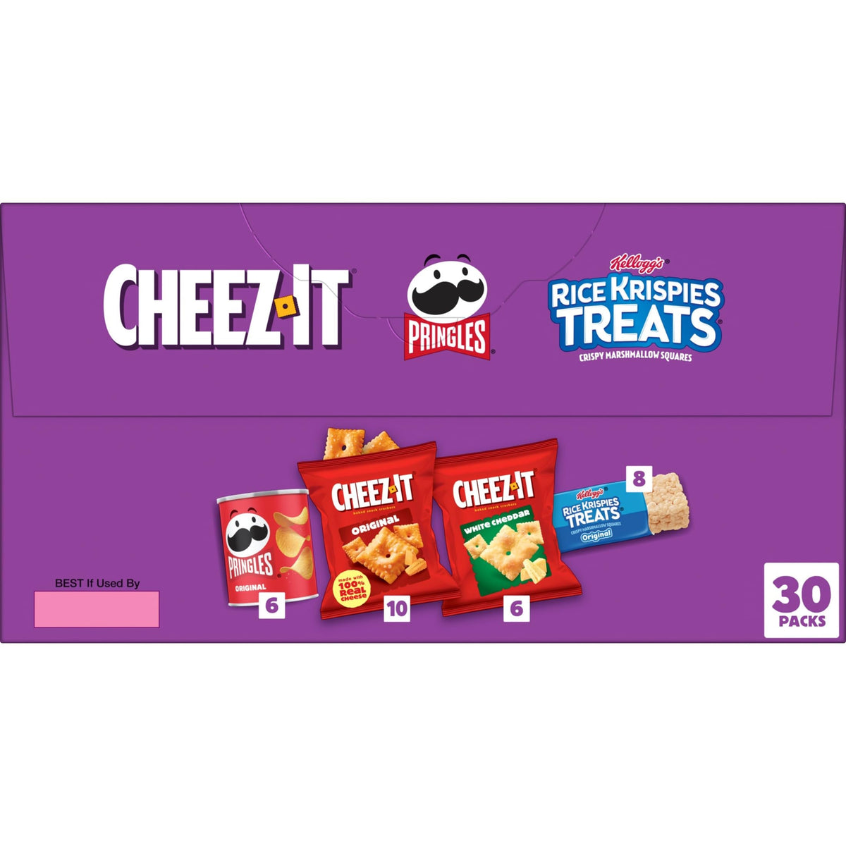 Kellogg's snack pouches ready-to-go for school, work, or travel.