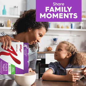 Kellogg's Special K crisp wheat and rice flakes in a serving bowl